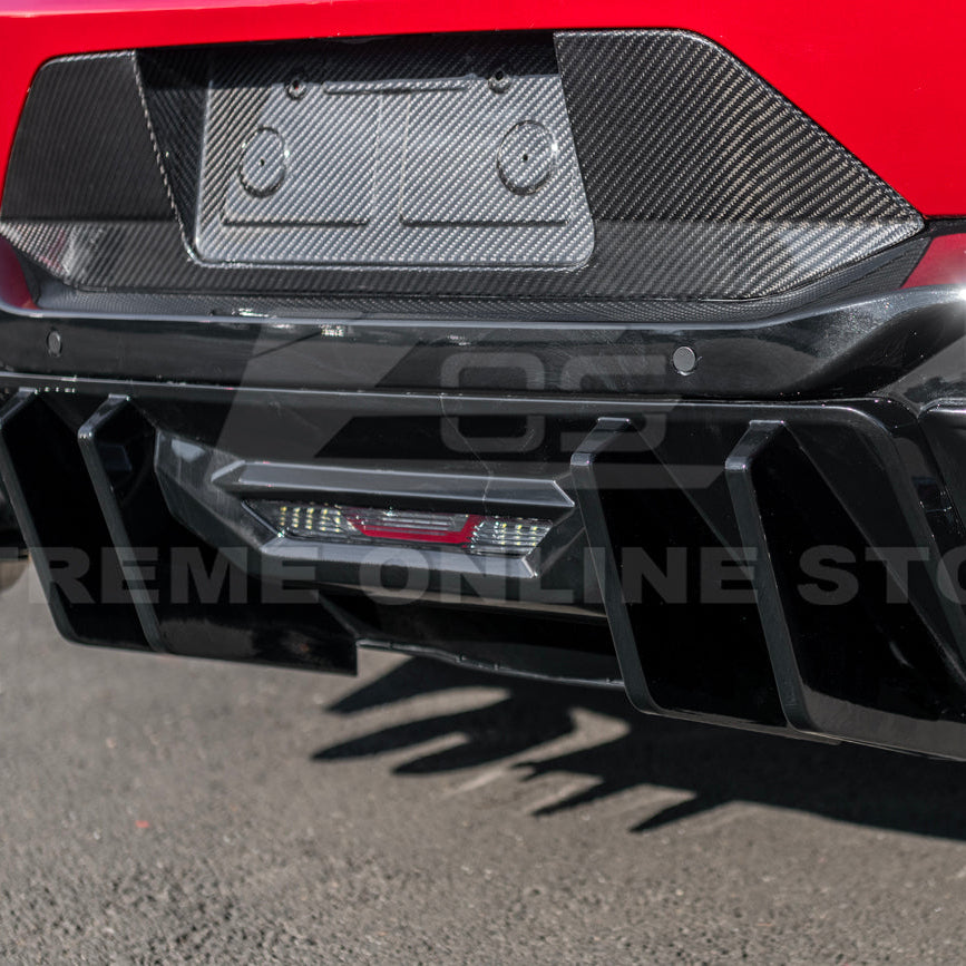 2024+ Ford Mustang V2 Package Carbon Fiber Rear Bumper Diffuser