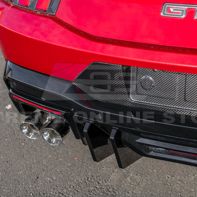 2024+ Ford Mustang V2 Package Carbon Fiber Rear Bumper Diffuser