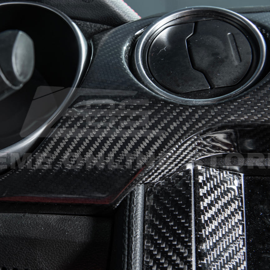 2015-23 Ford Mustang 3 AC DRY CARBON FIBER Dashboard Panel Trim