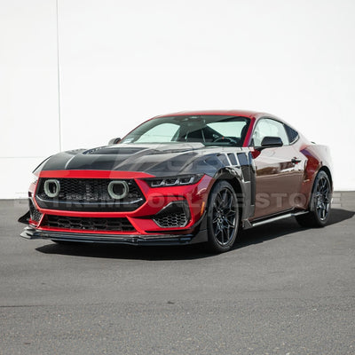 2024-Up Ford Mustang GTV Style Front Upper Grille LED Air Intakes