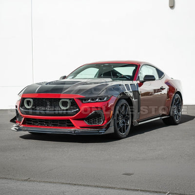 2024-Up Ford Mustang S650 GTV Style Add-On Front Lip Splitter
