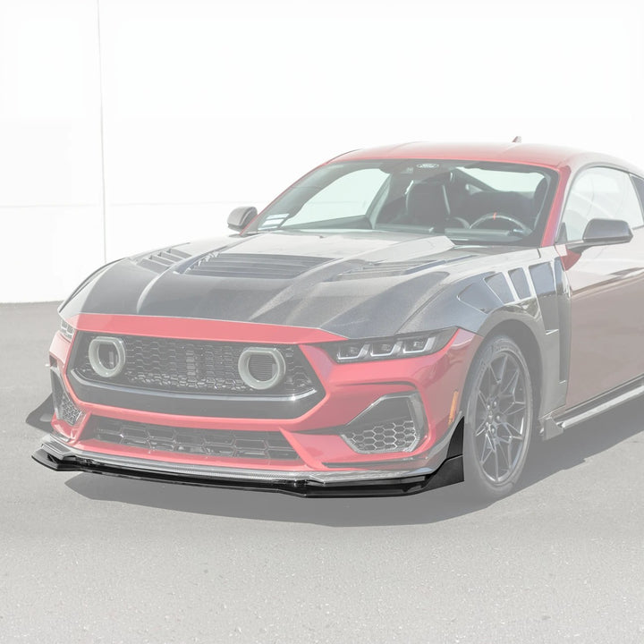 2024-Up Ford Mustang S650 GTV Style Add-On Front Lip Splitter