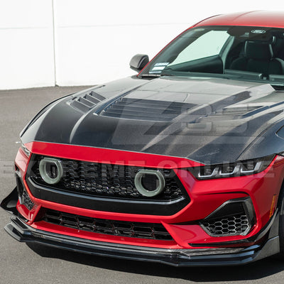 2024-Up Ford Mustang S650 GTV Style Add-On Front Lip Splitter