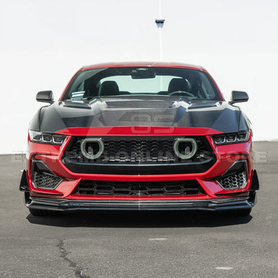2024-Up Ford Mustang S650 GTV Style Add-On Front Lip Splitter