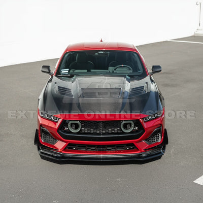 2024-Up Ford Mustang GTV Style Front Upper Grille LED Air Intakes