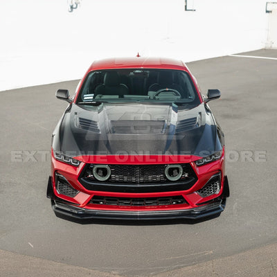 2024-Up Ford Mustang S650 GTV Style Add-On Front Lip Splitter