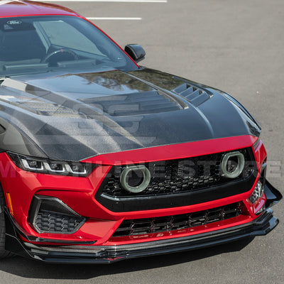 2024-Up Ford Mustang S650 GTV Style Add-On Front Lip Splitter