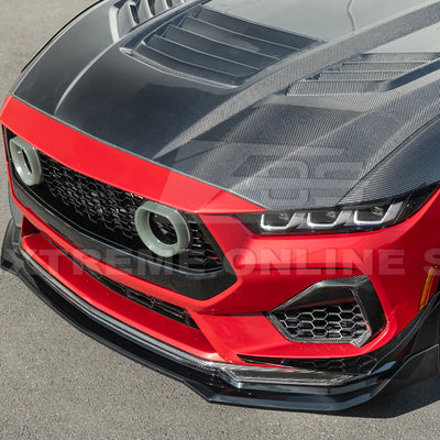 2024-Up Ford Mustang S650 GTV Style Add-On Front Lip Splitter