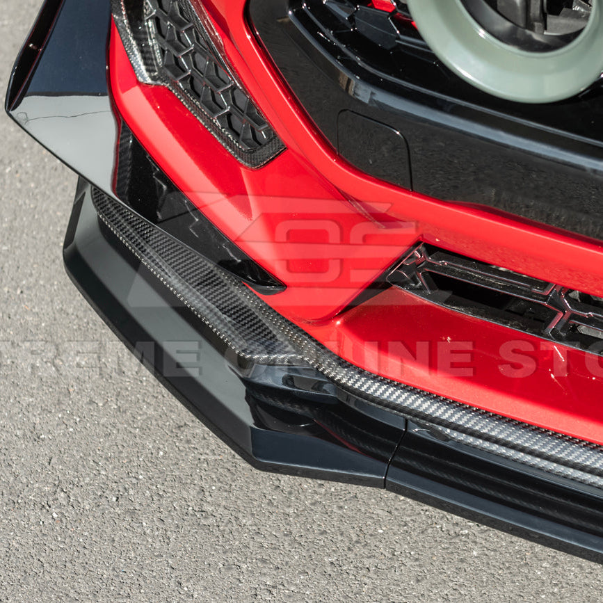 2024-Up Ford Mustang S650 GTV Style Add-On Front Lip Splitter