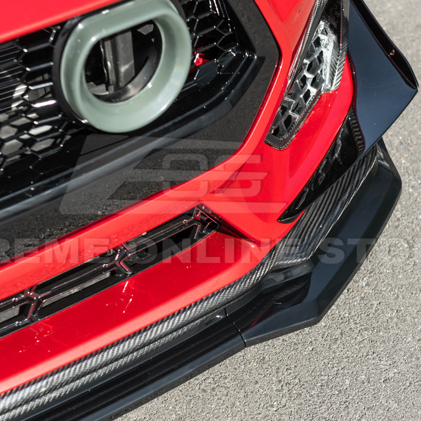2024-Up Ford Mustang S650 GTV Style Add-On Front Lip Splitter