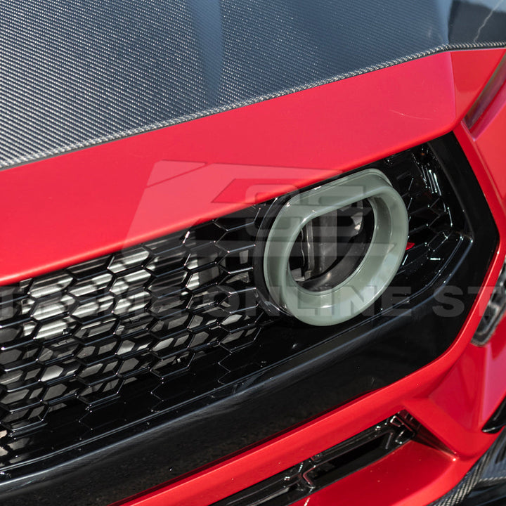 2024-Up Ford Mustang GTV Style Front Upper Grille LED Air Intakes