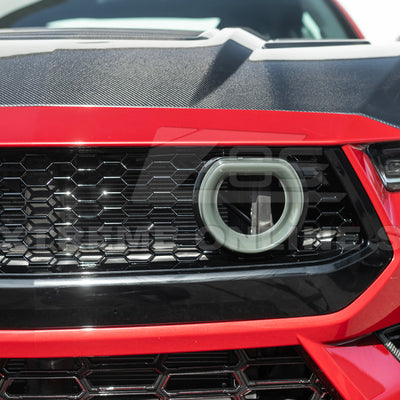 2024-Up Ford Mustang GTV Style Front Upper Grille LED Air Intakes