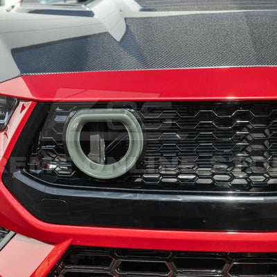 2024-Up Ford Mustang GTV Style Front Upper Grille LED Air Intakes