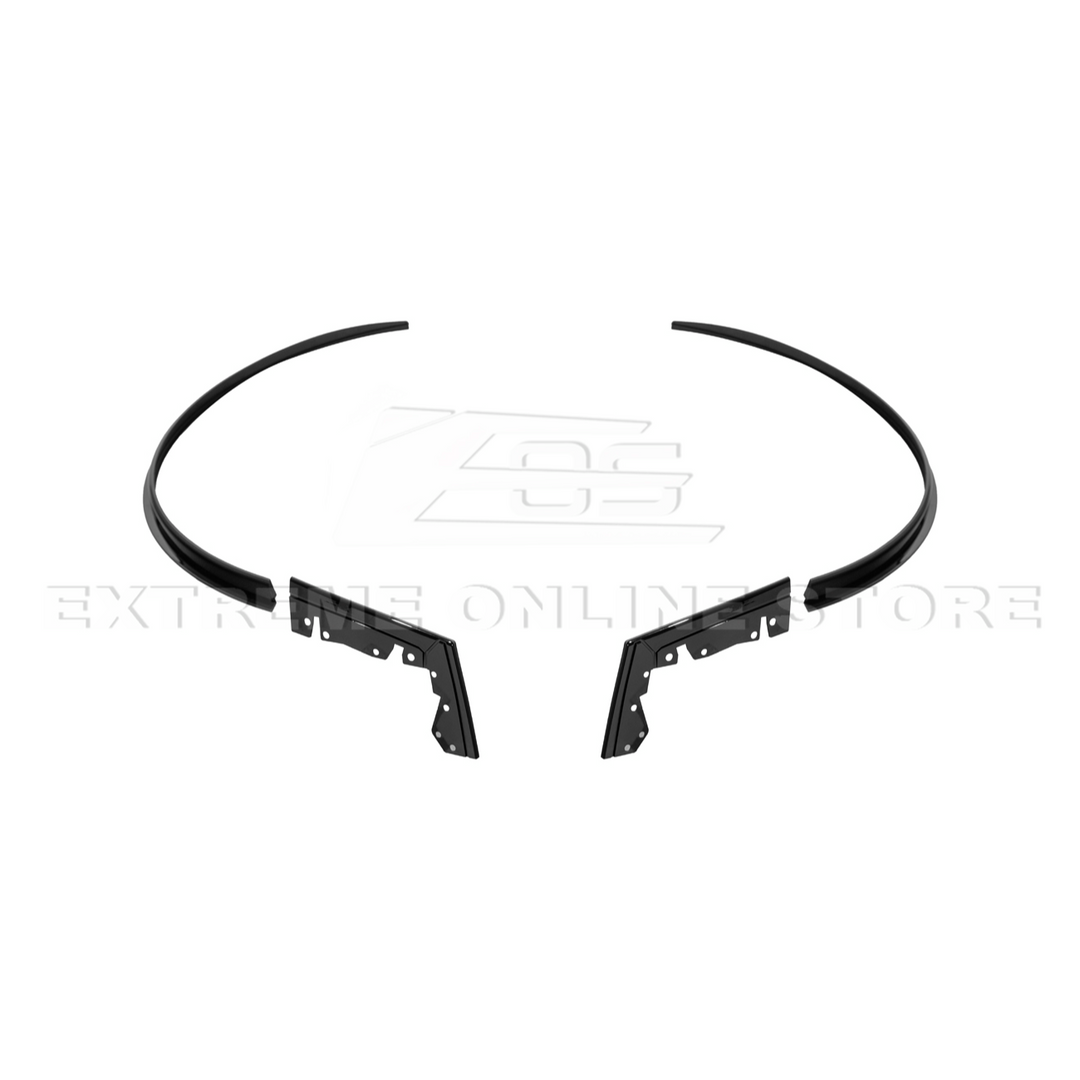 2024-Up Ford Mustang S650 DRY CARBON FIBER Rear Quarter Fender Flare Extension
