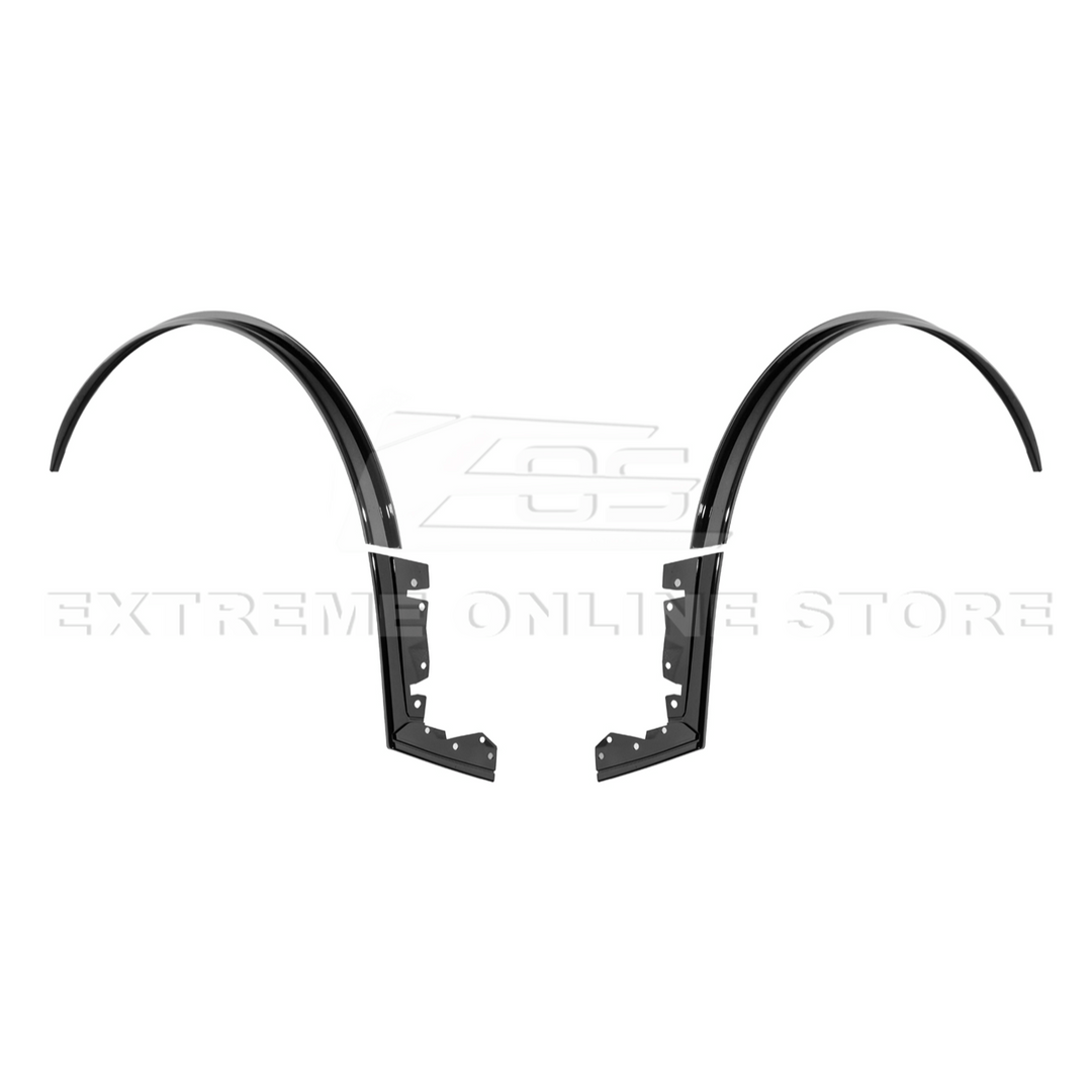 2024-Up Ford Mustang S650 DRY CARBON FIBER Rear Quarter Fender Flare Extension