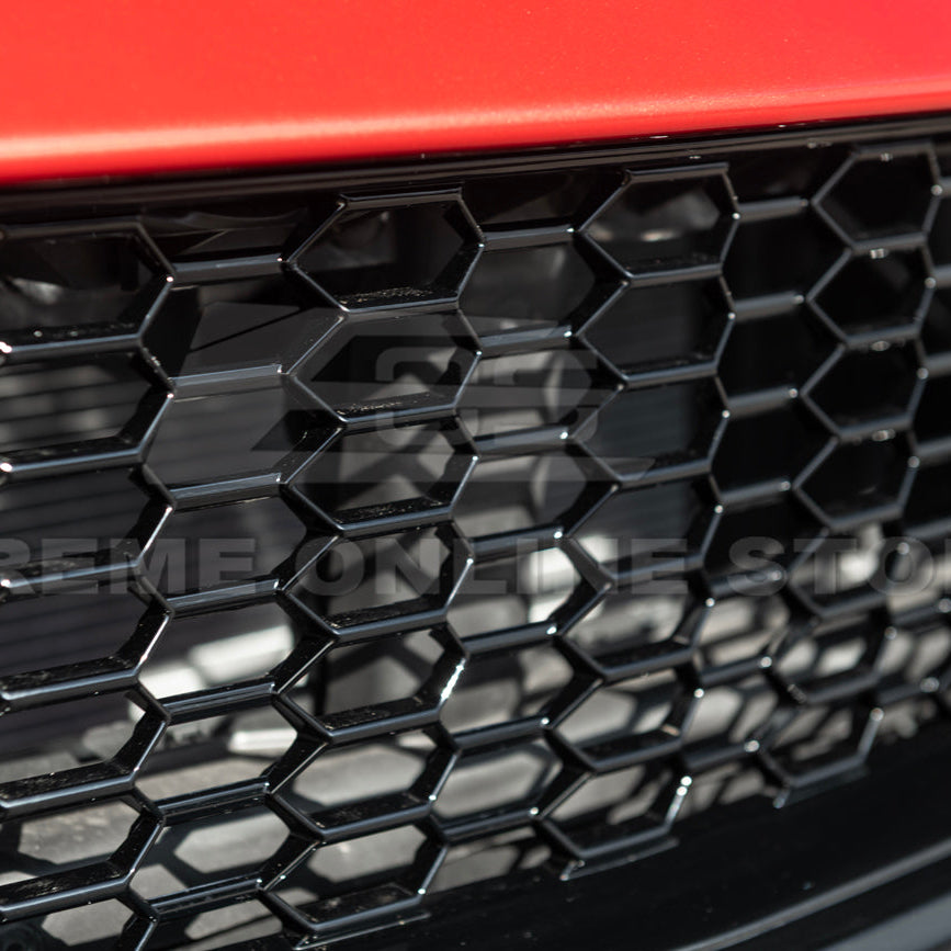 2024-Up Ford Mustang GTV Style Front Upper Grille LED Air Intakes