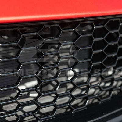 2024-Up Ford Mustang GTV Style Front Upper Grille LED Air Intakes