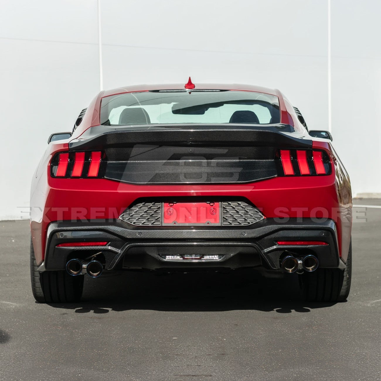 2024-Up Ford Mustang Rear License Plate Frame Trim Cover