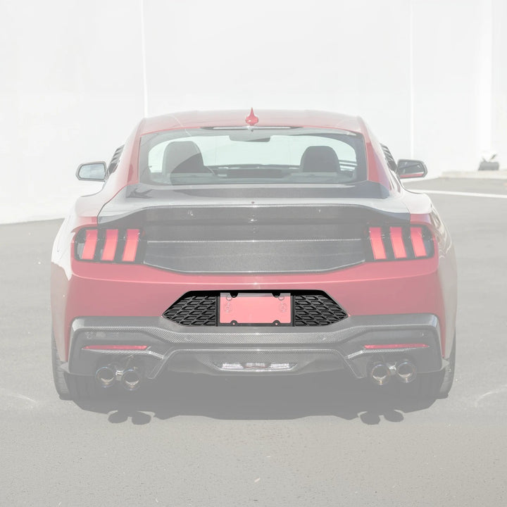 2024-Up Ford Mustang Rear License Plate Frame Trim Cover