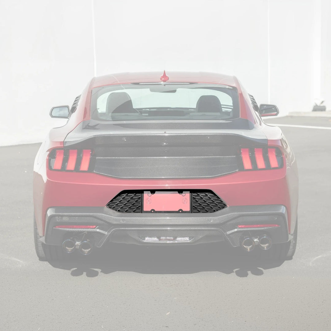 2024-Up Ford Mustang Rear License Plate Frame Trim Cover