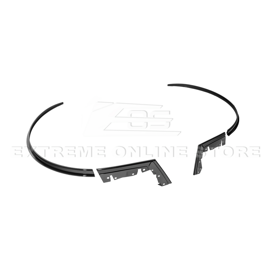 2024-Up Ford Mustang S650 DRY CARBON FIBER Rear Quarter Fender Flare Extension