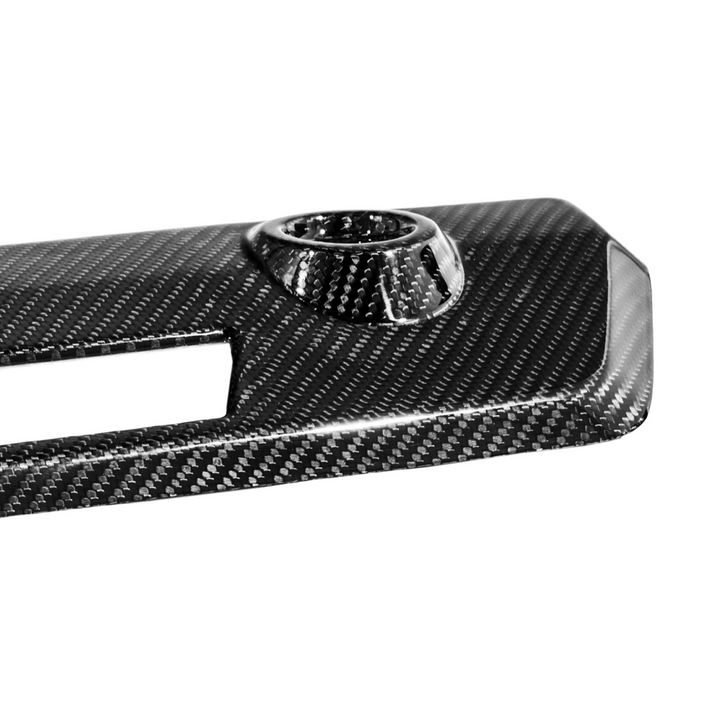 2021-Up Ford F-150 &amp; F-150 Lightning Dry Carbon Fiber Tailgate Handle Cover Overlay