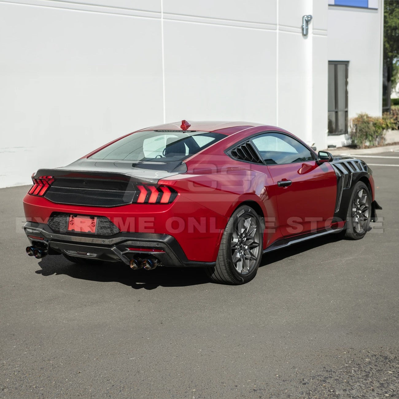 2024-Up Ford Mustang Rear License Plate Frame Trim Cover