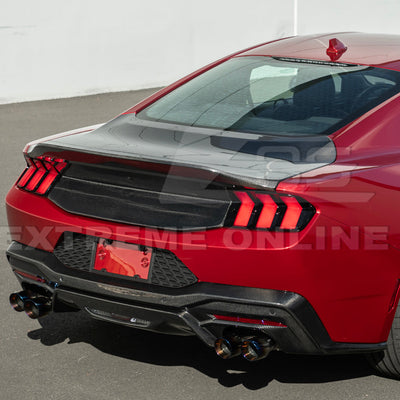 2024-Up Ford Mustang Rear License Plate Frame Trim Cover