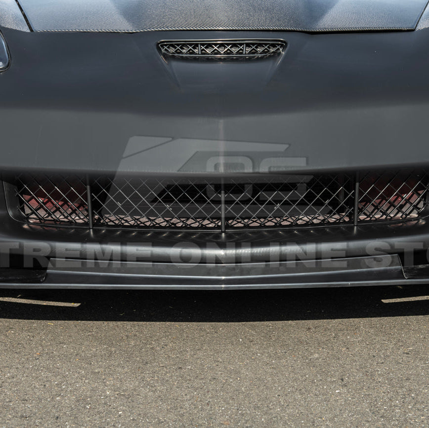 2005-13 Corvette C6 | ZR1 Style Primed Full Front Bumper Cover Lip