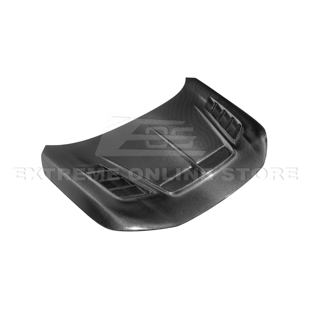 2022-Up Honda Civic | JDM Varis Style CARBON FIBER Front Vented Hood w/ Fender