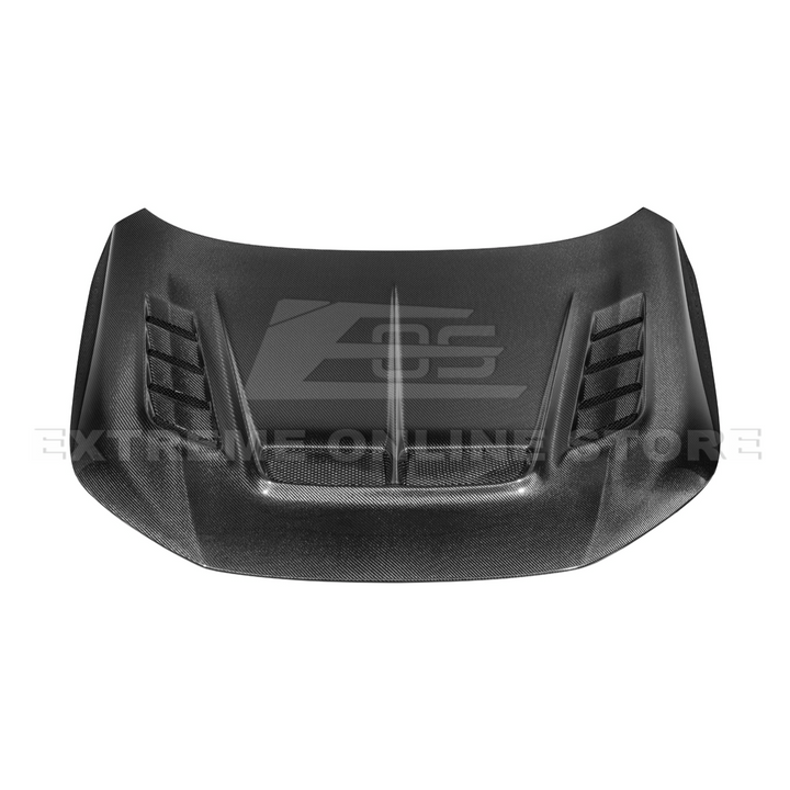 2022-Up Honda Civic | JDM Varis Style CARBON FIBER Front Vented Hood w/ Fender