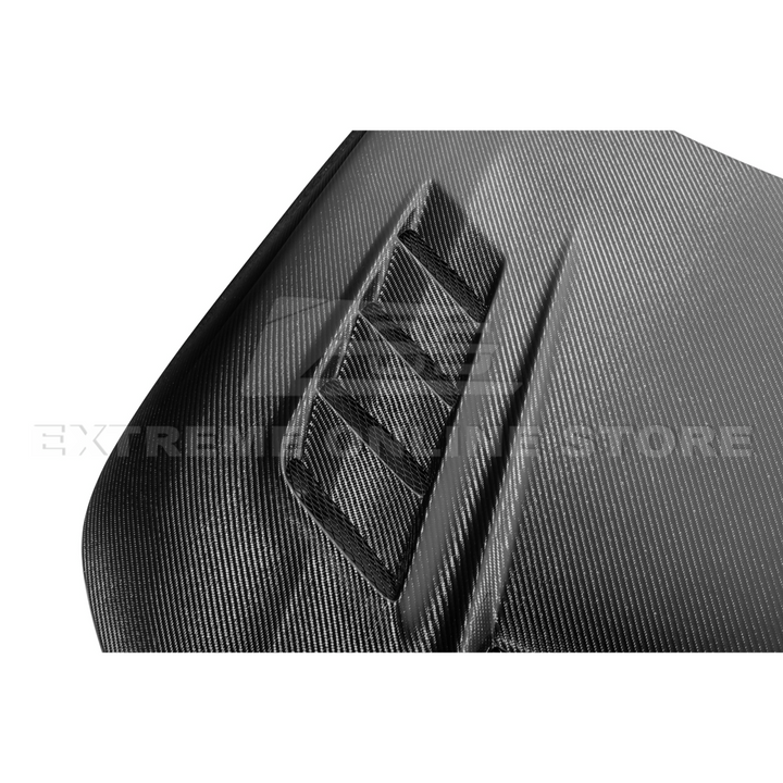 2022-Up Honda Civic | JDM Varis Style CARBON FIBER Front Vented Hood w/ Fender