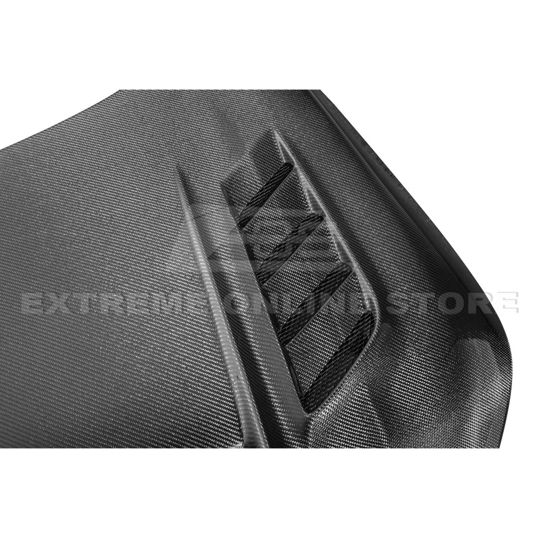 2022-Up Honda Civic | JDM Varis Style CARBON FIBER Front Vented Hood w/ Fender
