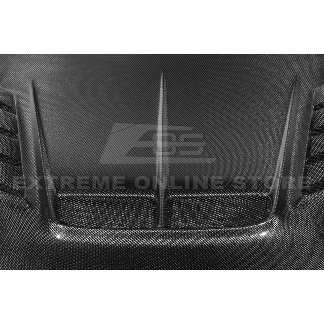 2022-Up Honda Civic | JDM Varis Style CARBON FIBER Front Vented Hood w/ Fender