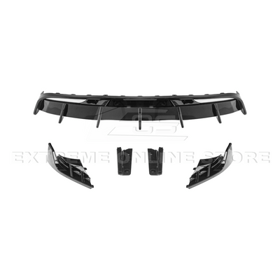 2024-Up Tesla Model 3 Rear Bumper Diffuser Lip