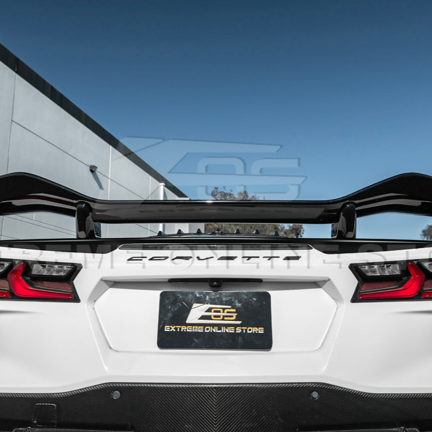 Corvette C8 Z06 Conversion Rear High Wing Spoiler | EOS