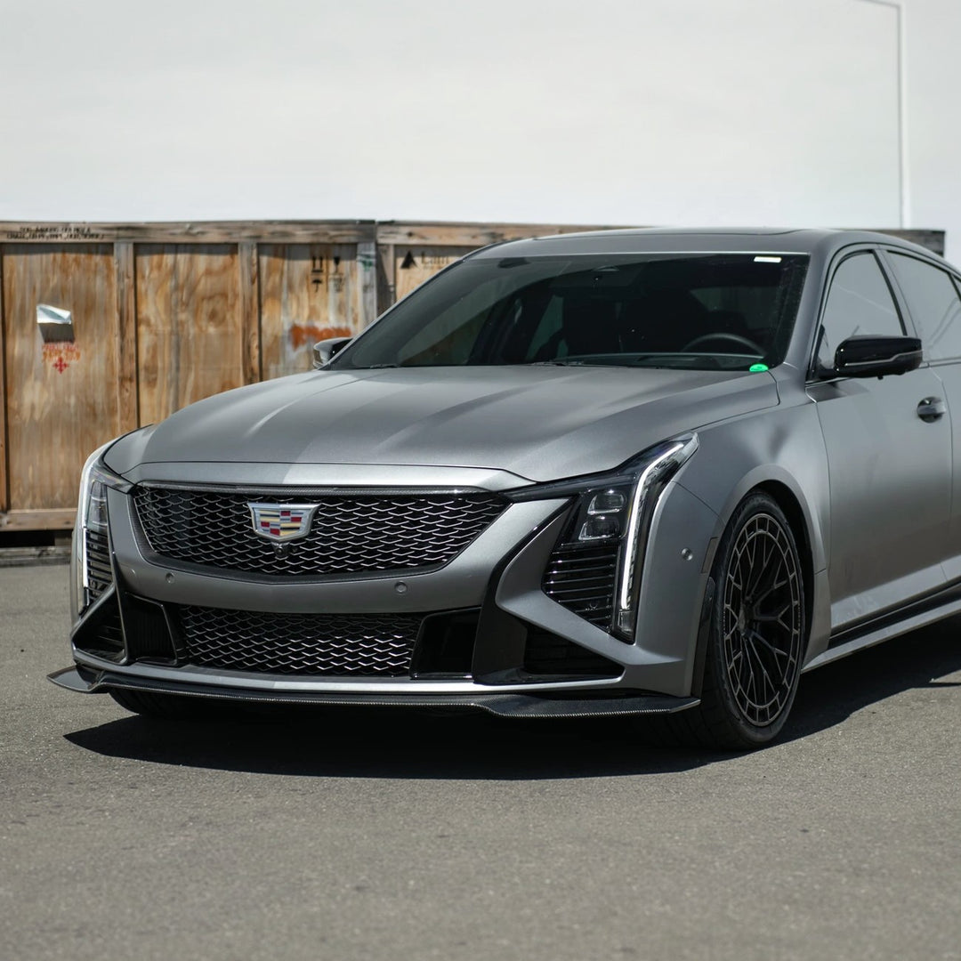2025-Up Cadillac CT5-V Blackwing Carbon Fiber Factory Style Front Bumper Splitter Lip Replacement