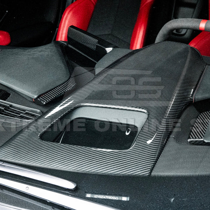 Corvette C8 DRY CARBOn FIBER Upper Dashboard Instrument Panel Cover
