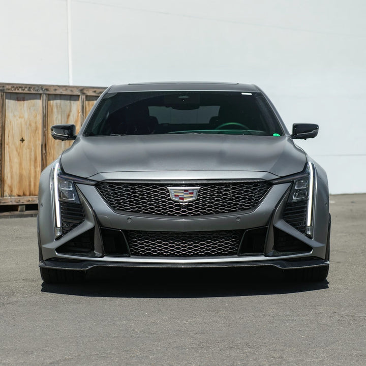 2025-Up Cadillac CT5-V Blackwing Carbon Fiber Factory Style Front Bumper Splitter Lip Replacement
