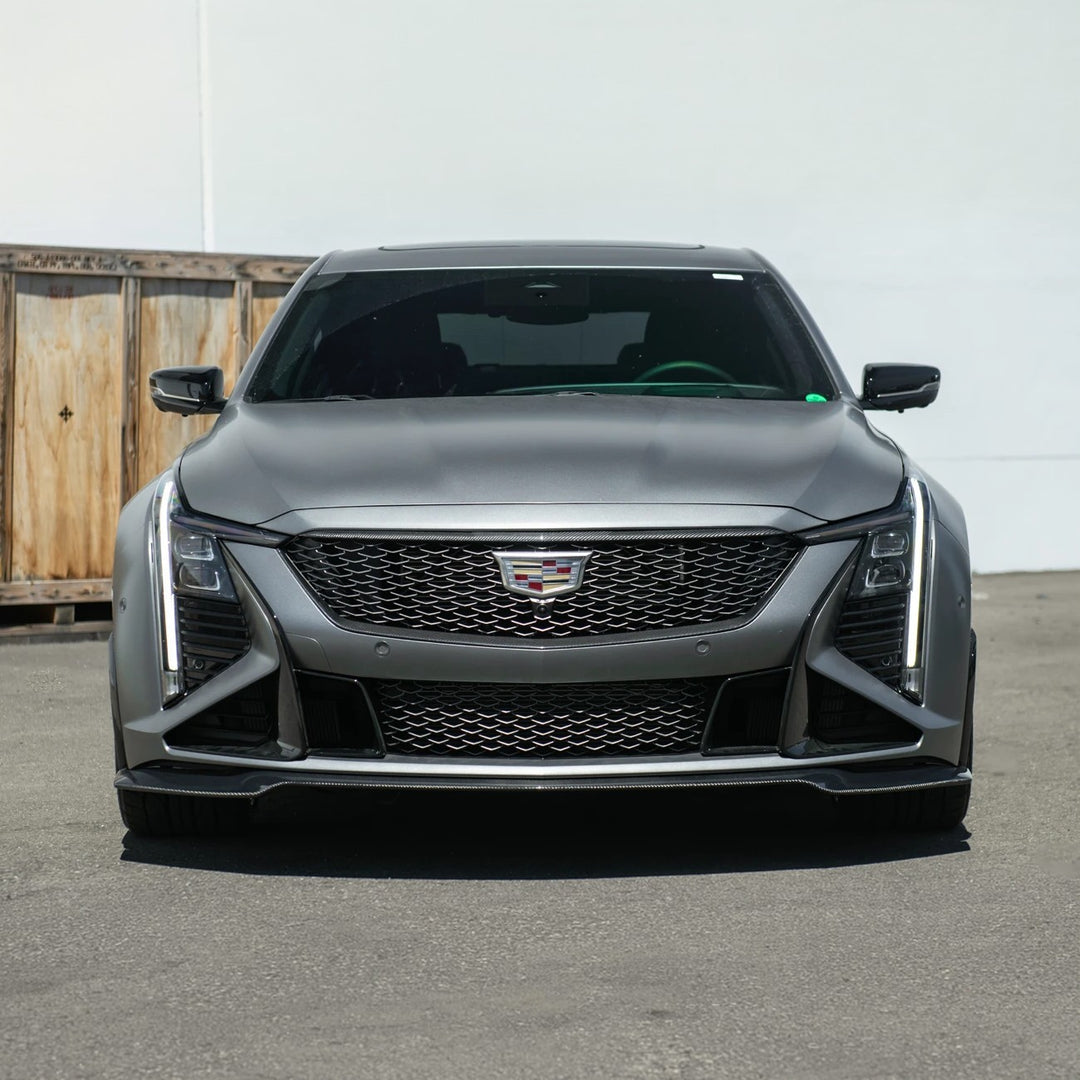 2025-Up Cadillac CT5-V Blackwing Carbon Fiber Factory Style Front Bumper Splitter Lip Replacement