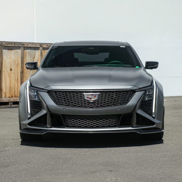 2025-Up Cadillac CT5-V Blackwing Carbon Fiber Factory Style Front Bumper Splitter Lip Replacement