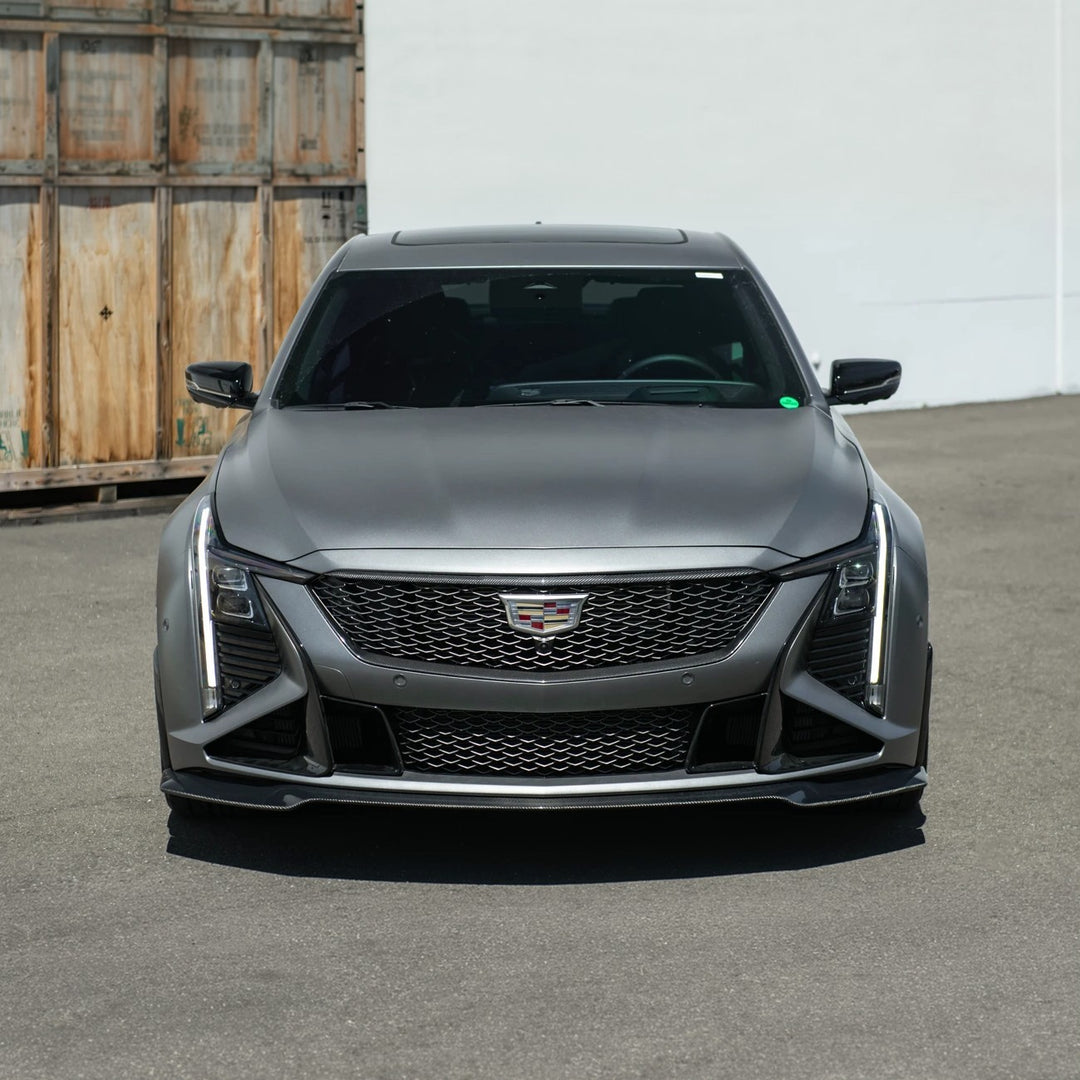 2025-Up Cadillac CT5-V Blackwing Carbon Fiber Factory Style Front Bumper Splitter Lip Replacement