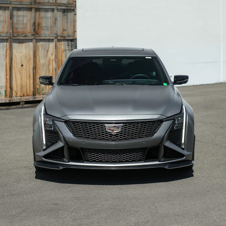 2025-Up Cadillac CT5-V Blackwing Carbon Fiber Factory Style Front Bumper Splitter Lip Replacement