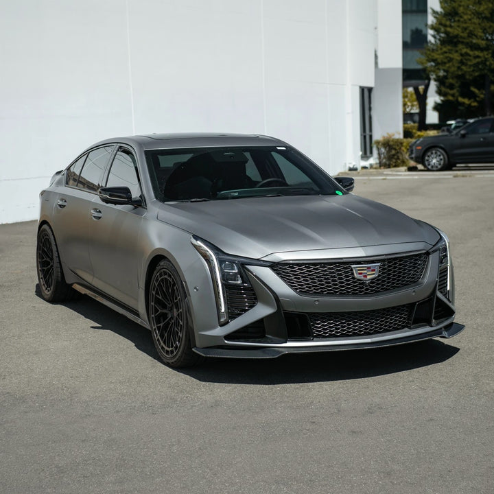 2025-Up Cadillac CT5-V Blackwing Carbon Fiber Factory Style Front Bumper Splitter Lip Replacement