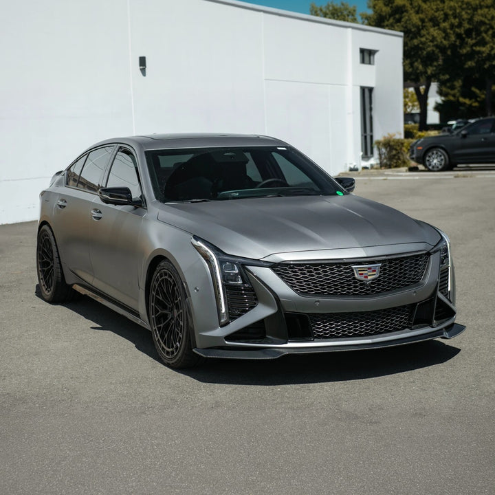 2025-Up Cadillac CT5-V Blackwing Carbon Fiber Factory Style Front Bumper Splitter Lip Replacement