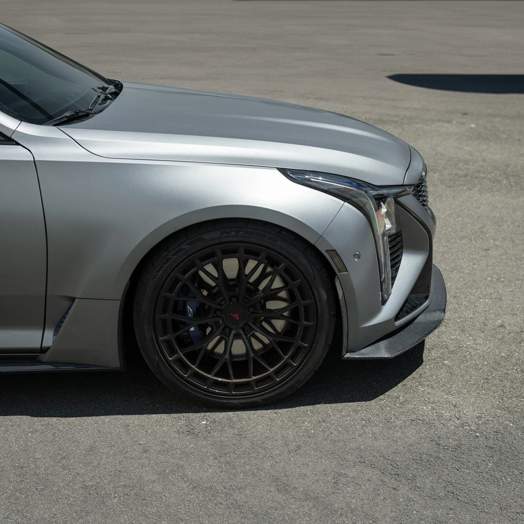 2025-Up Cadillac CT5-V Blackwing Carbon Fiber Factory Style Front Bumper Splitter Lip Replacement
