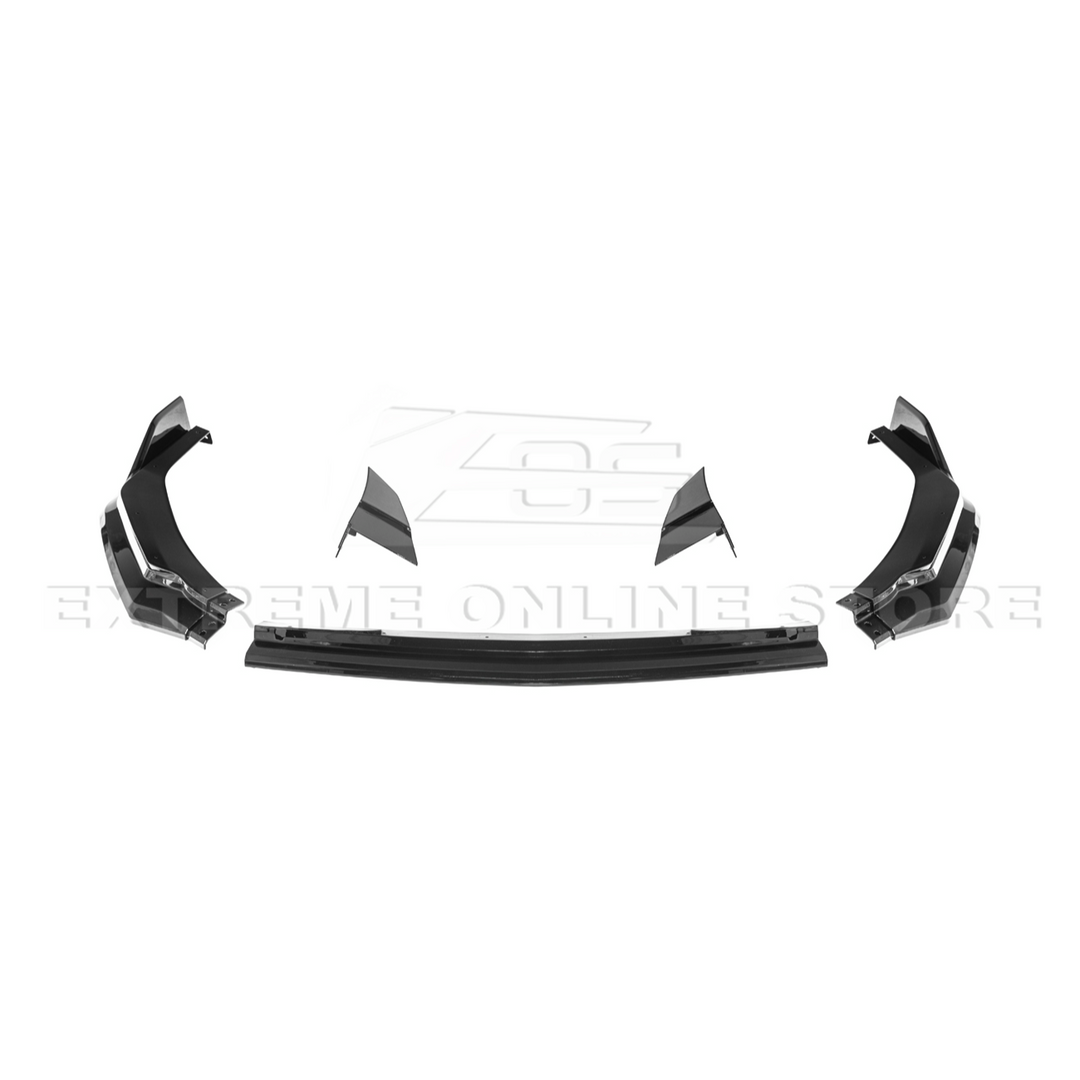 2024-Up Ford Mustang S650 GTV Style Add-On Front Lip Splitter