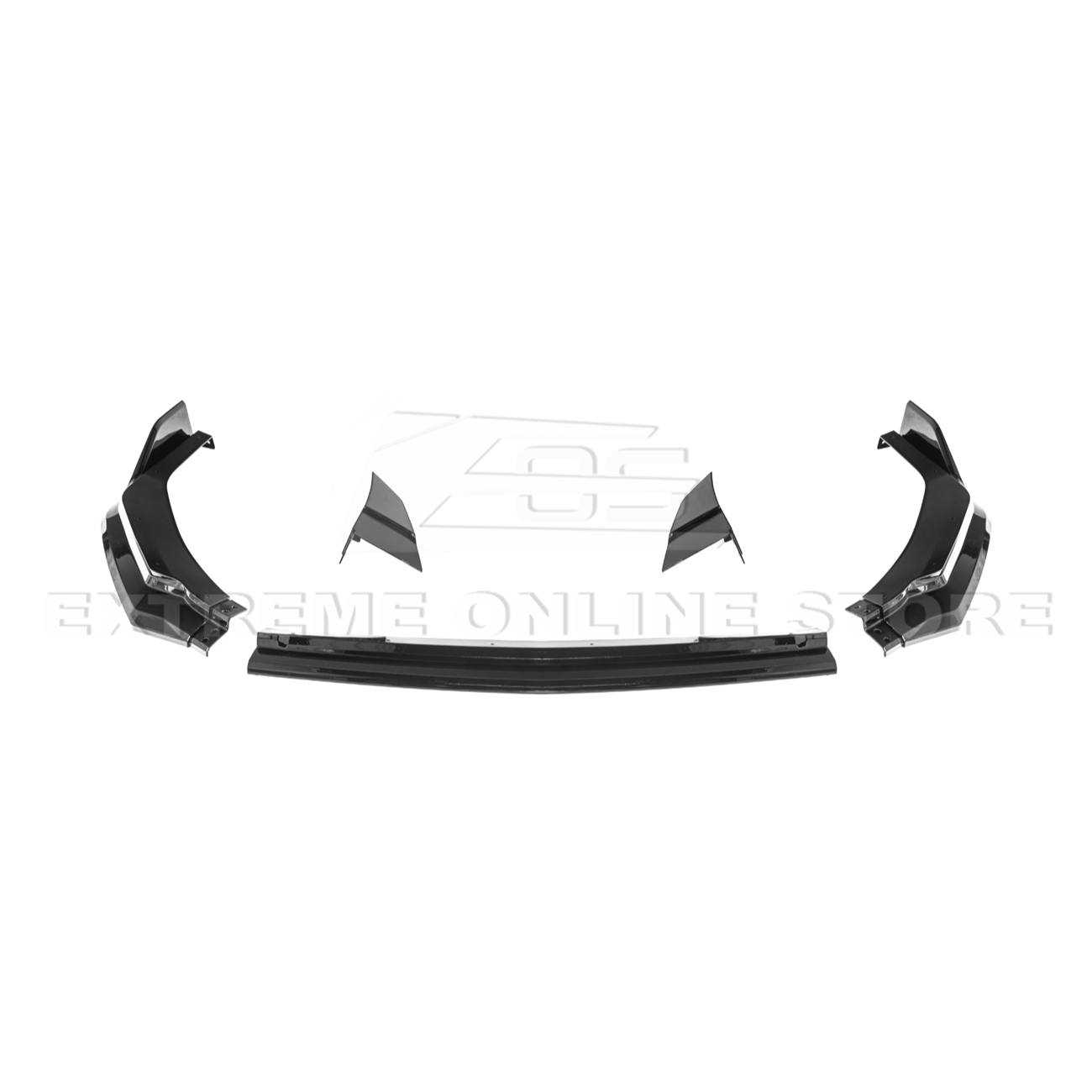 2024-Up Ford Mustang S650 GTV Style Add-On Front Lip Splitter