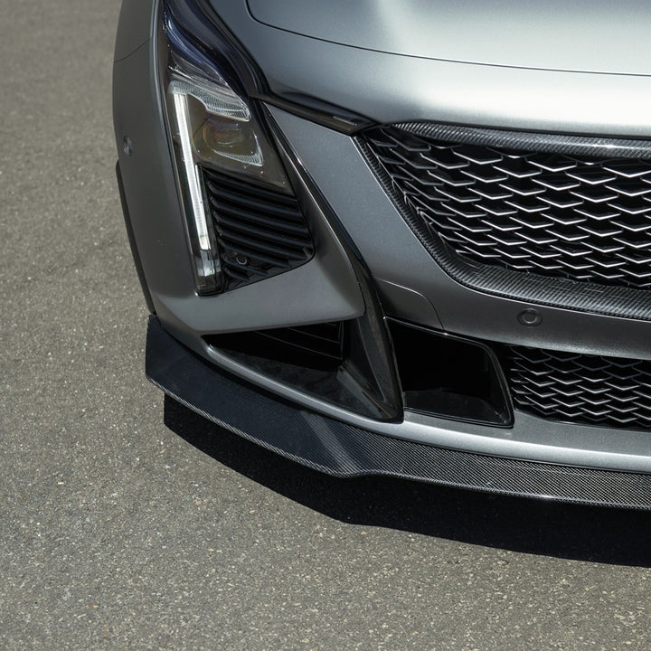 2025-Up Cadillac CT5-V Blackwing Carbon Fiber Factory Style Front Bumper Splitter Lip Replacement