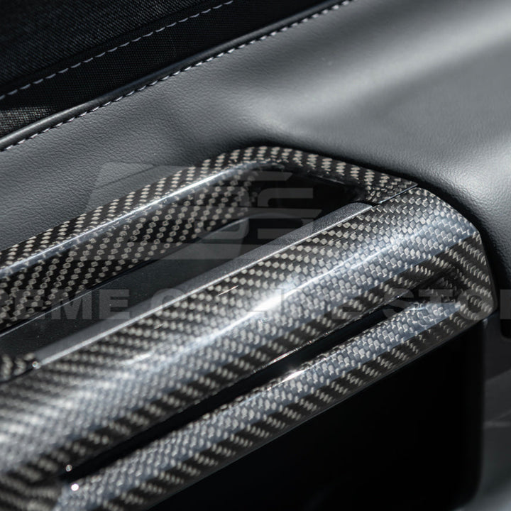 2015-up Ford Mustang DRY Carbon Fiber Side Door Glass Lifting Panel